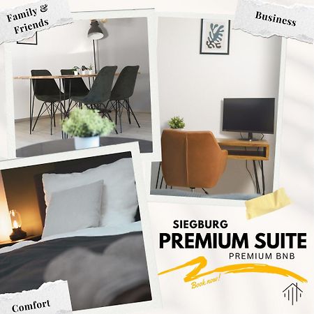 Business & Family - Zentral, 24H Check-In, Xxl Tv Leilighet Siegburg Eksteriør bilde