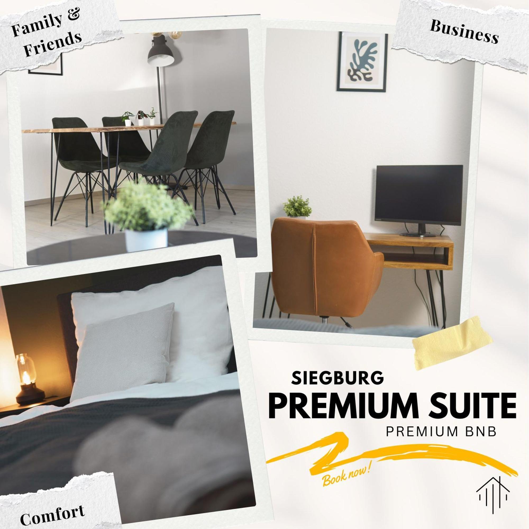Business & Family - Zentral, 24H Check-In, Xxl Tv Leilighet Siegburg Eksteriør bilde